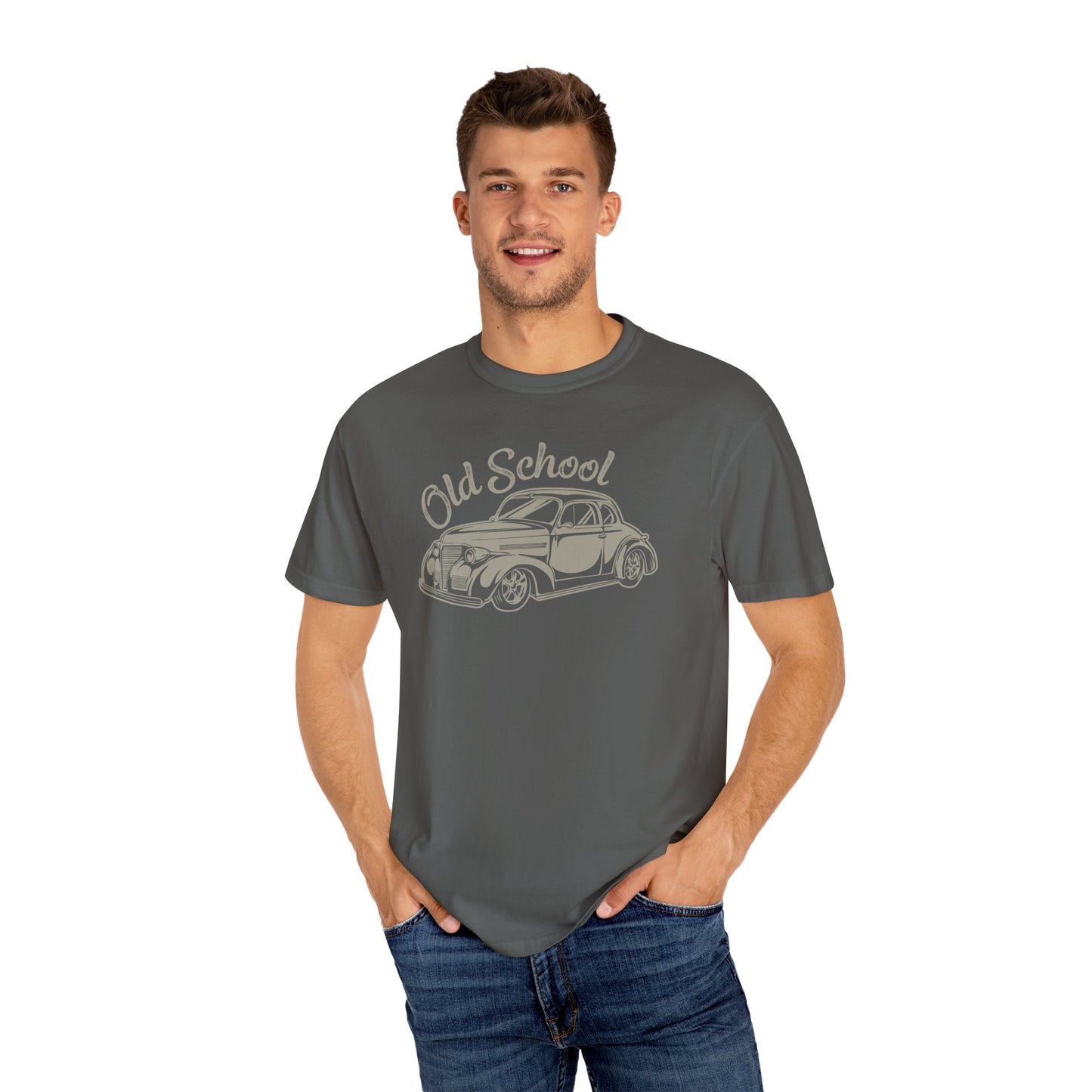 Vintage Car Graphic Unisex T-Shirt, Retro Old School Tee, Gift for Car Lovers, Casual Everyday Wear, Unique Fashion Apparel