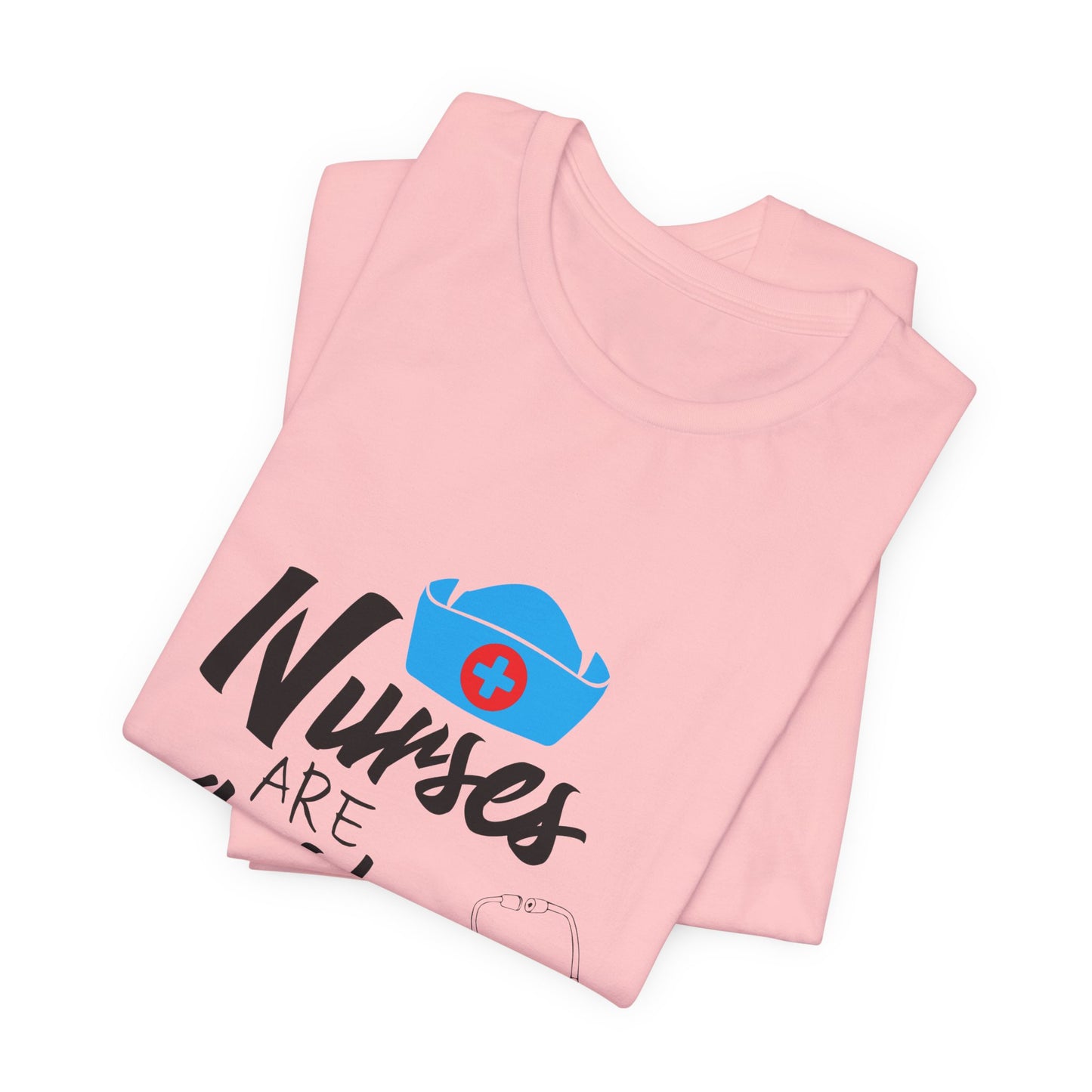 Nurses Are Angels with Stethoscopes Shirt – Nurse Appreciation Graphic Tee