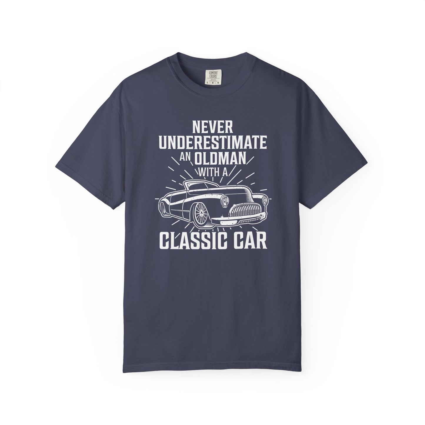 Classic Car Enthusiast T-Shirt, Unisex Garment-Dyed T-Shirt, Vintage Car Lover Gift, Father's Day Tee, Automotive Humor Shirt