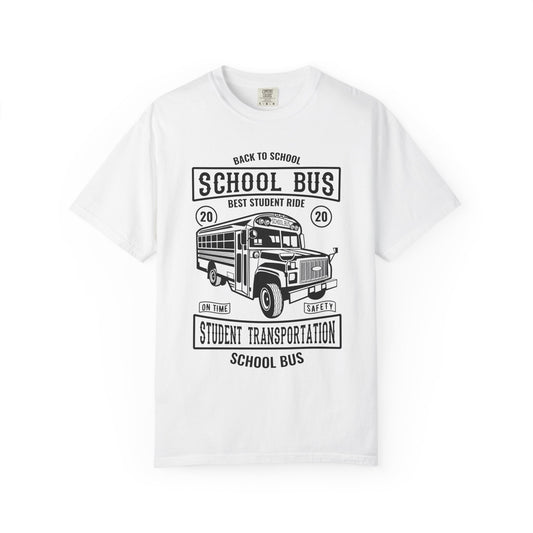 School Bus Graphic T-Shirt for Students, Unisex tee, Back to School shirt, Educational gift, Fun wardrobe essential