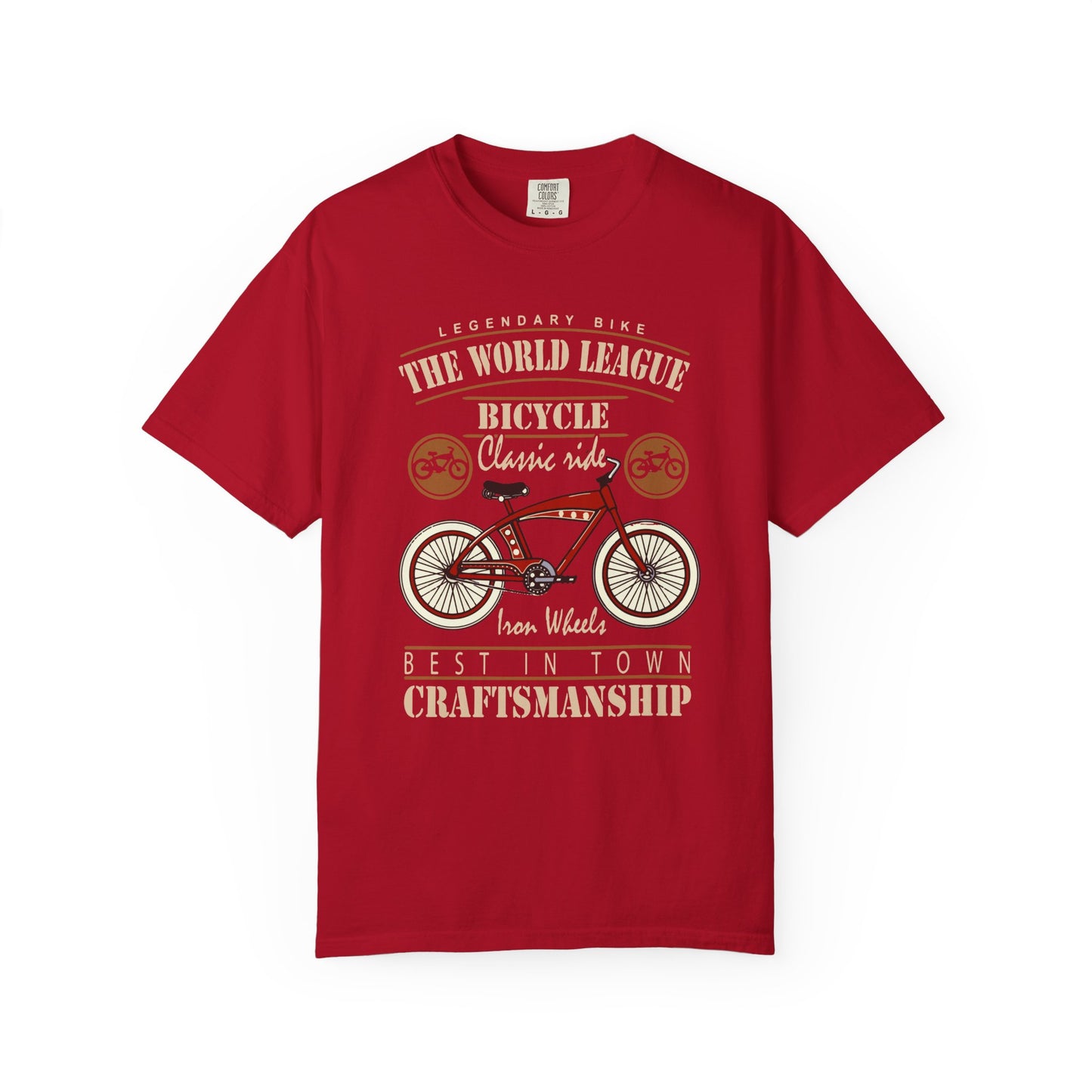 Vintage Bicycle Graphic Tee, Unisex T-shirt for Cycling Enthusiasts, Casual Wear, Gift for Bike Lovers, Retro Style Shirt